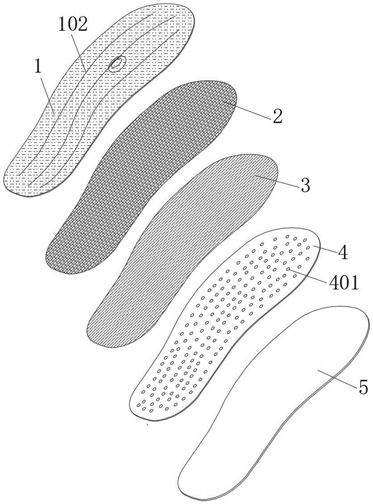 一种石墨烯抗菌鞋垫及其制备方法