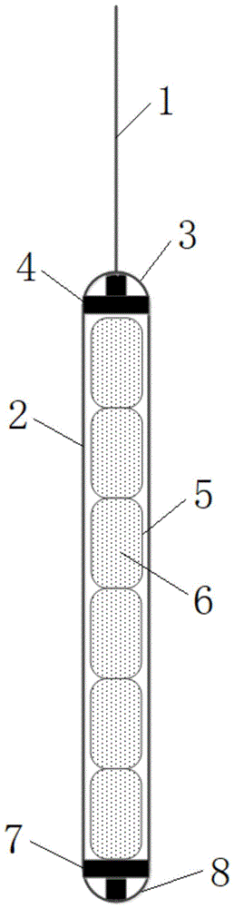一种利用重水堆垂直通量探测器孔道生产同位素的靶件
