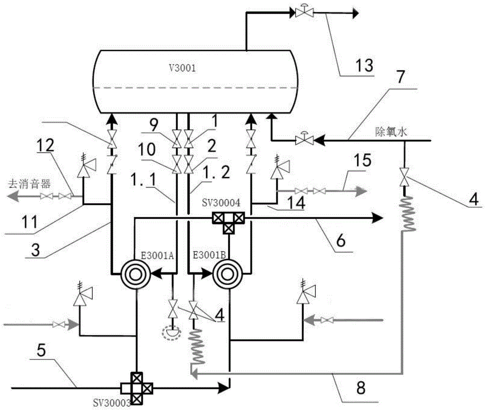 一种螺旋板换热器在线切换系统及其操作方法