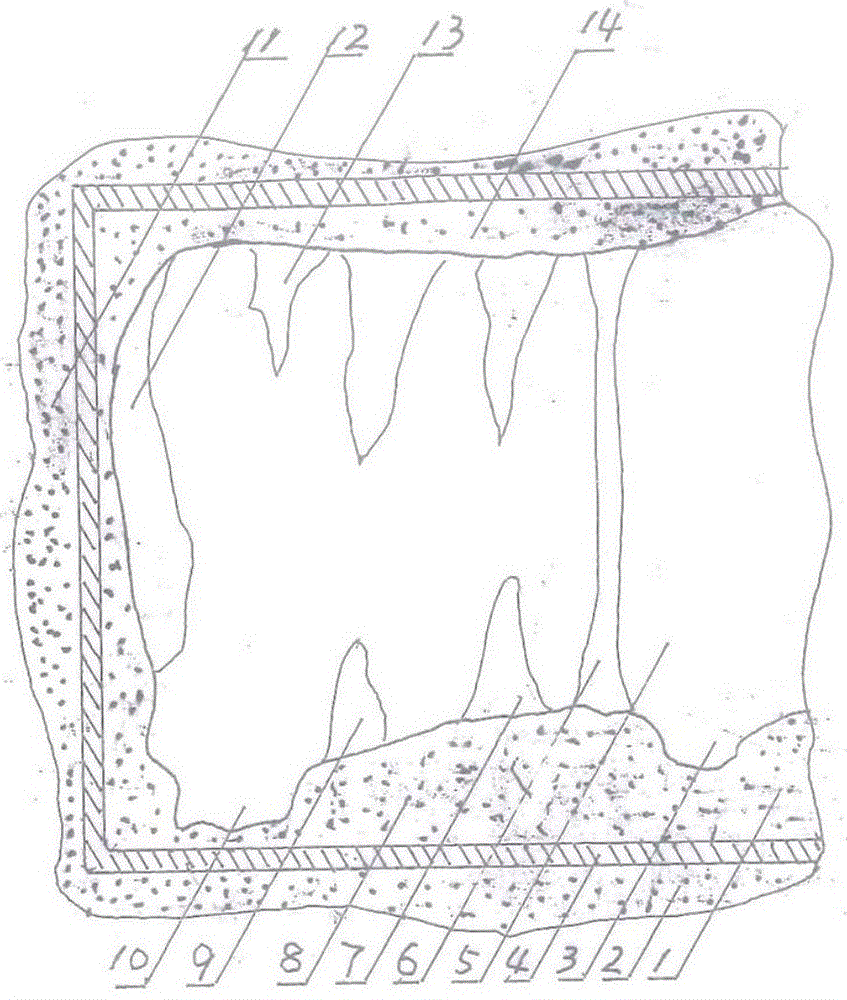 一种洞穴钟乳石研学模型及其制备方法