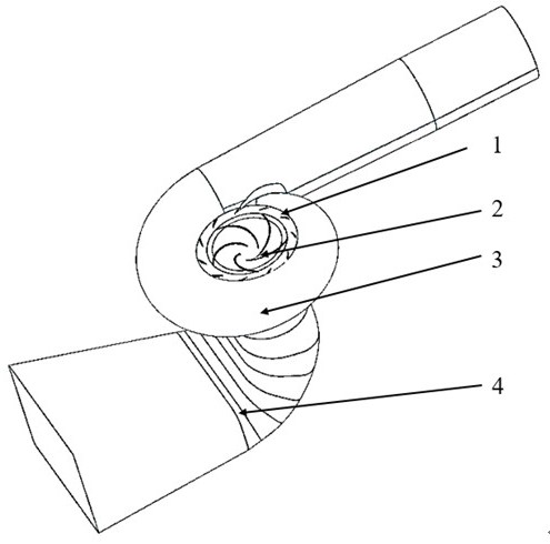 一种改善蜗壳式离心泵驼峰不稳定现象的导叶组合结构