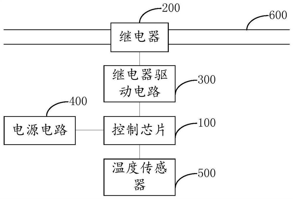 充电控制电路、控制盒及充电线