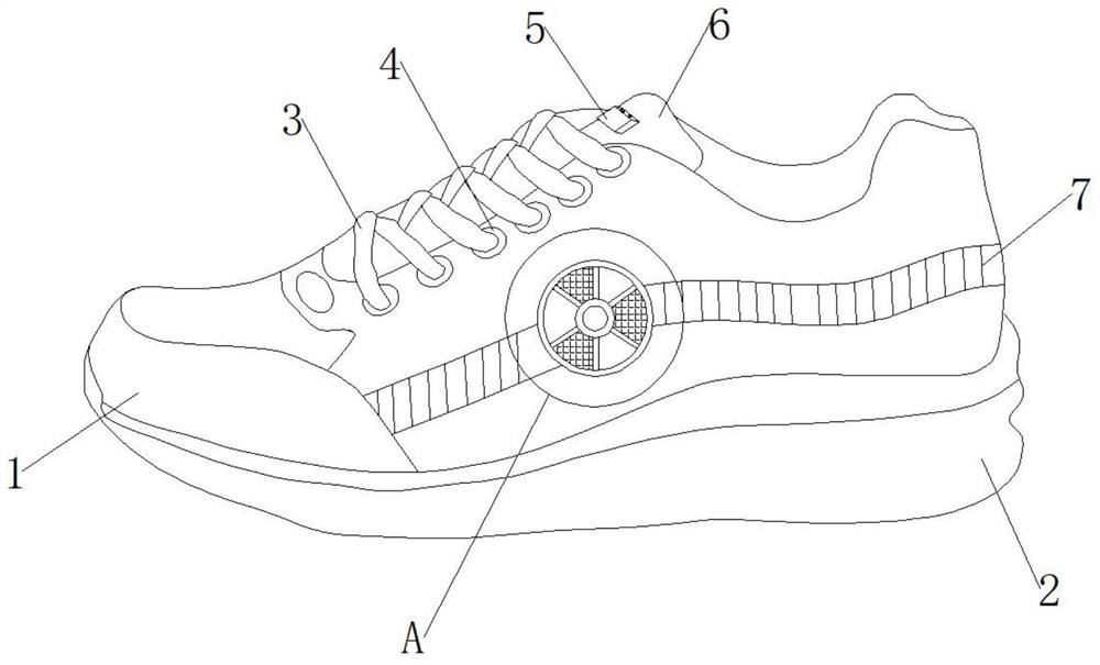 一种具有鞋垫鞋底一体化构造的多功能舒适型运动鞋