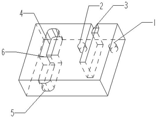 一种介质滤波器的负耦合结构