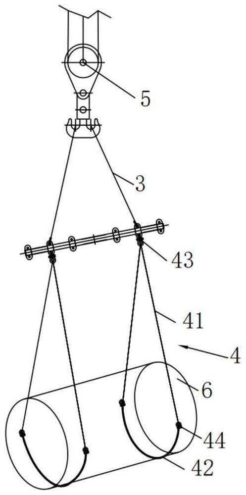 一种管节吊装装置及吊装方法