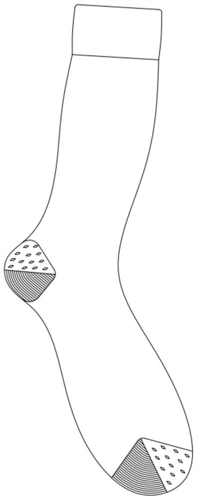 一种带网眼的鞋面和用于圆编织机织网眼的编织方法