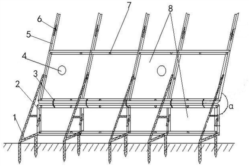 一种混合型冠梁模板预制外骨架及其施工方法