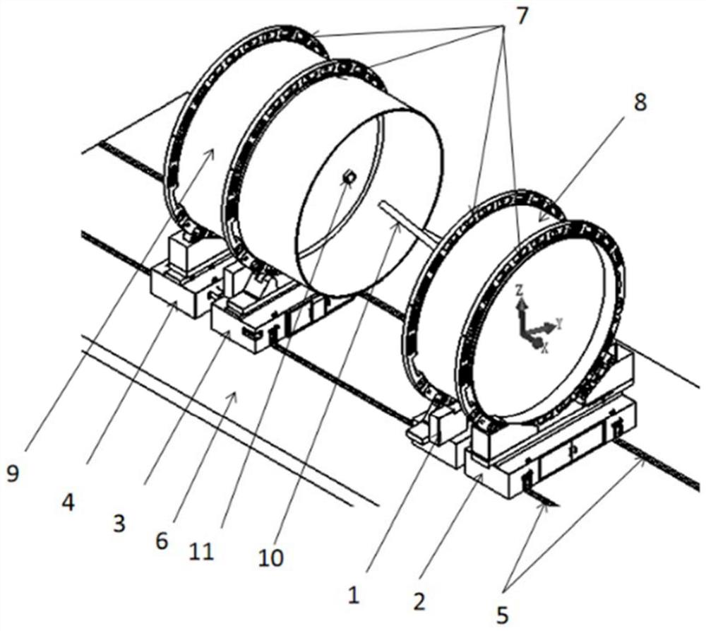 视觉引导的斜导杆大型筒体自动对接系统及方法