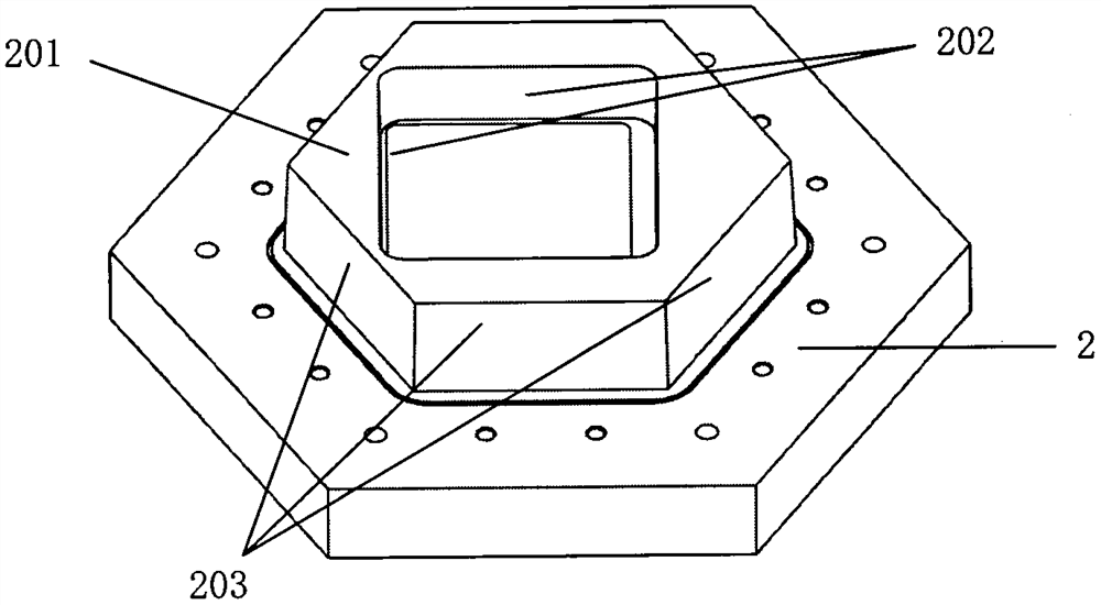 一种超薄异形曲面壳体RTM模具一体式基准面定位结构设计方法