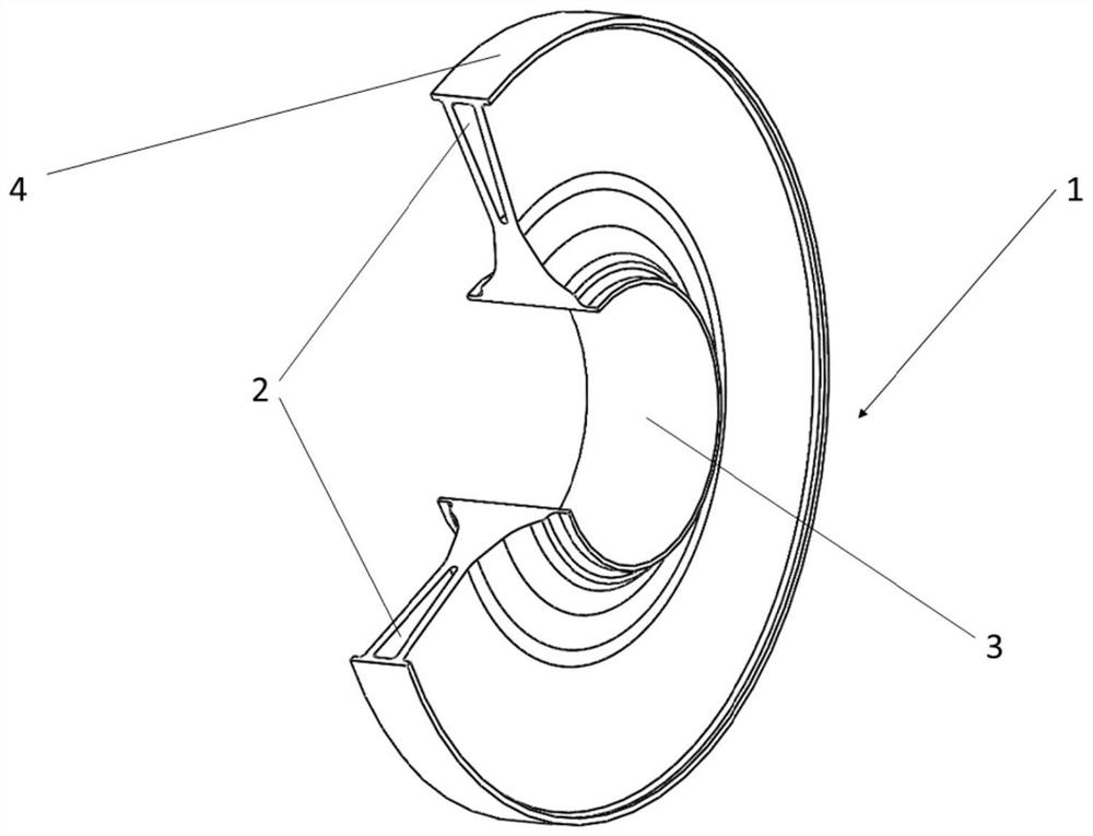 域扩展的带内环空腔的涡轮盘结构及其设计方法