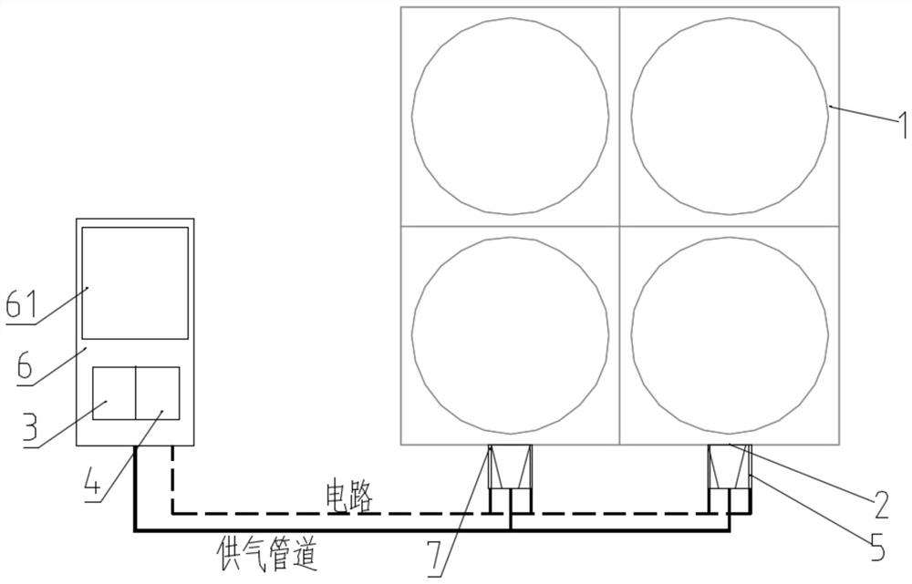 一种水质在线监测、自动清洗、自动消毒一体化水箱