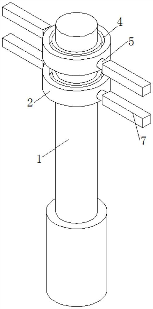 一种城市轨道交通工程电缆托臂安装结构