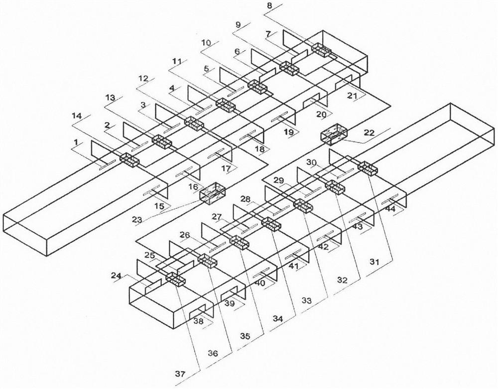 基于气幕送风方式的城市公路隧道高效通风和污染物治理
系统