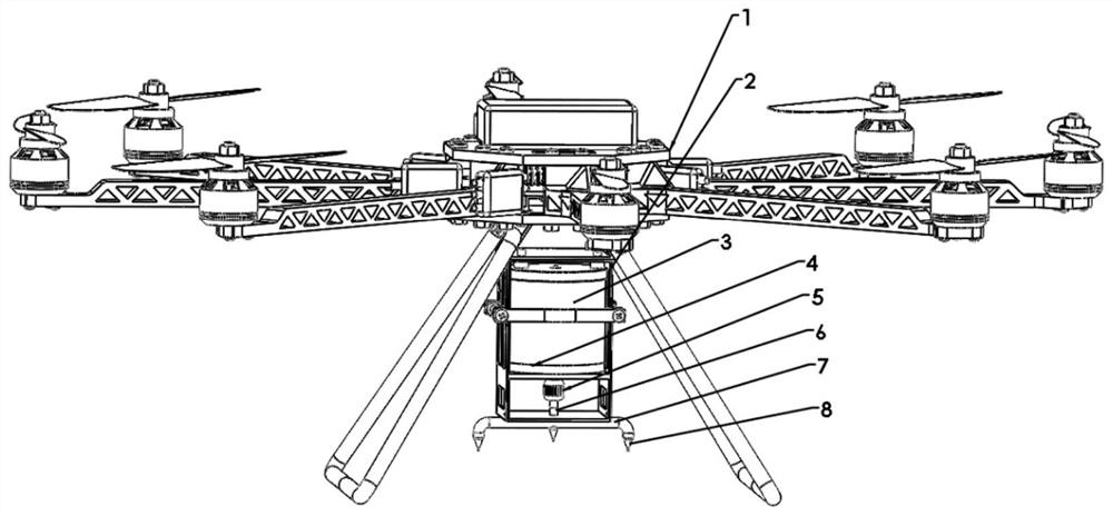 一种用于农药喷洒的无人机