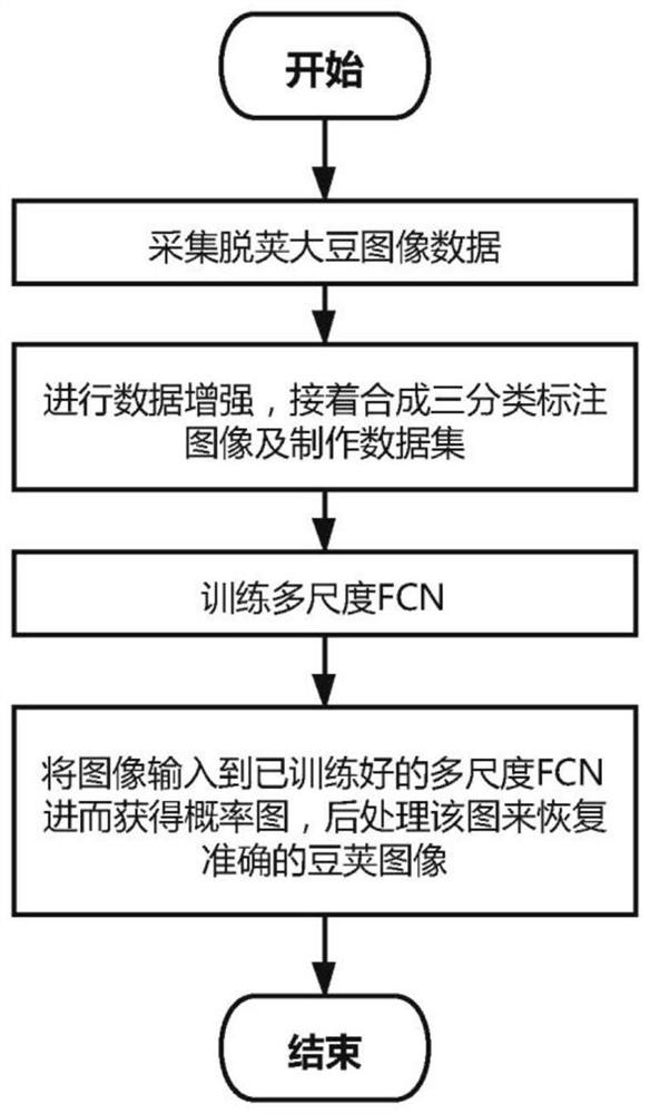 一种基于三级分类和多尺度FCN的脱荚大豆图像分割方法