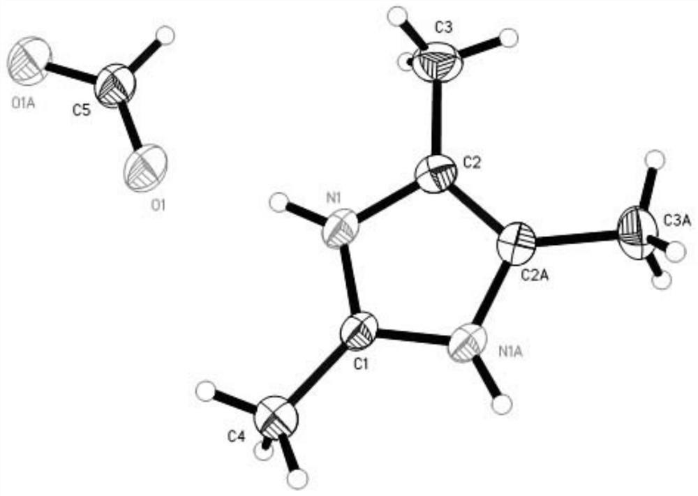 一种2,4,5-三甲基-1H-咪唑啉甲酸盐的合成方法及用途
