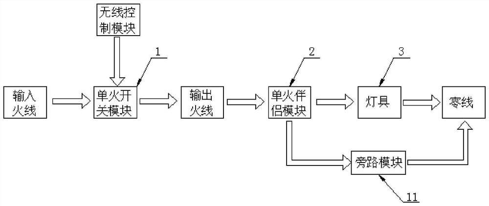 一种单火电路系统