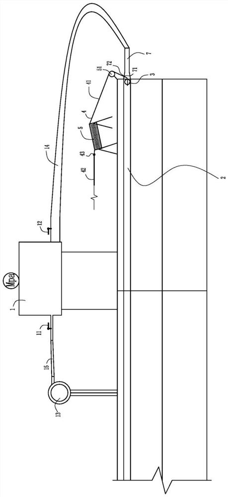 一种长束预应力钢绞线穿束装置及钢绞线穿束方法