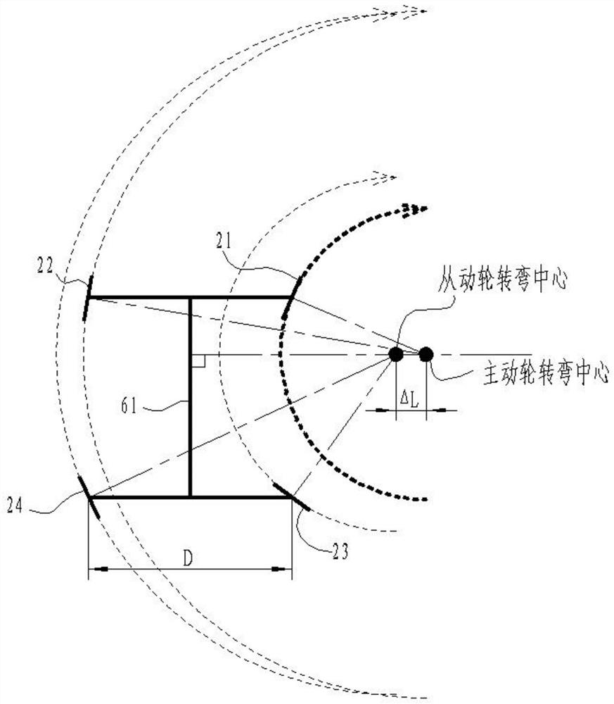 一种可装卸重心偏移自调节的防倾倒智能叉车