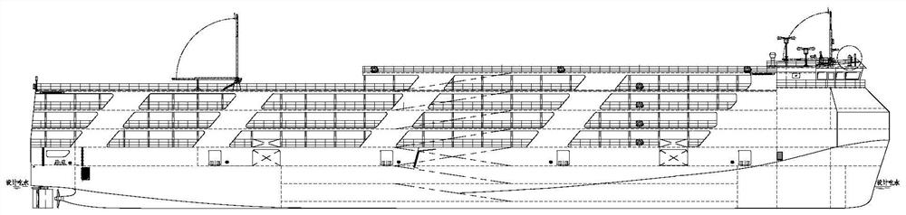 一种适用于长江三峡升船机尺度要求的滚装船