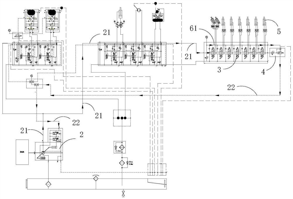 钻机执行机构液压系统及其工作方法