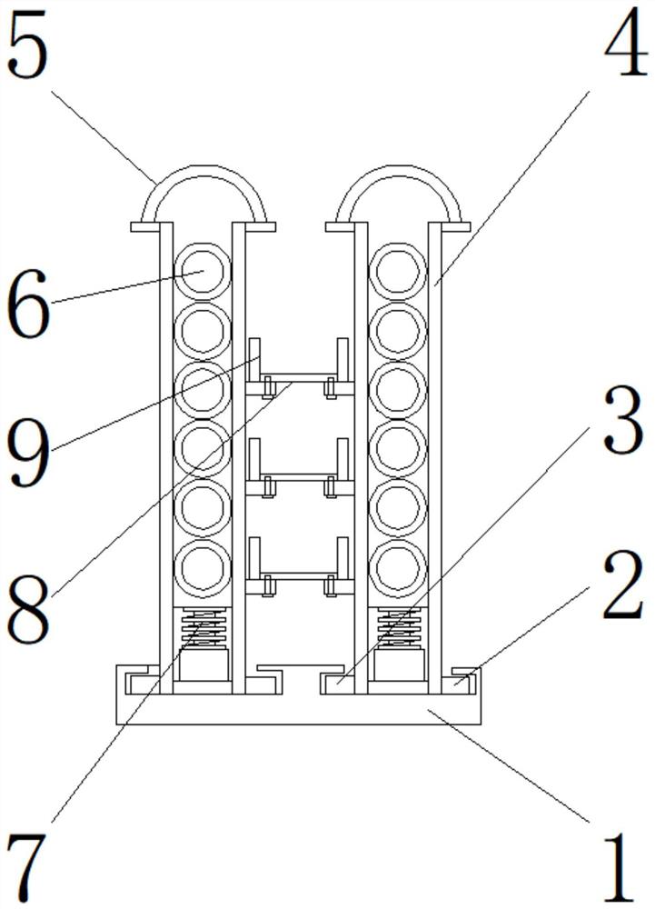 一种建筑工程用管道件整理架