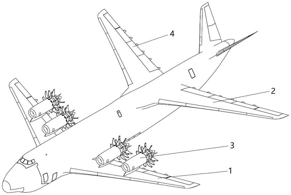 采用前低后高式双翼布局的短距离起降飞行器