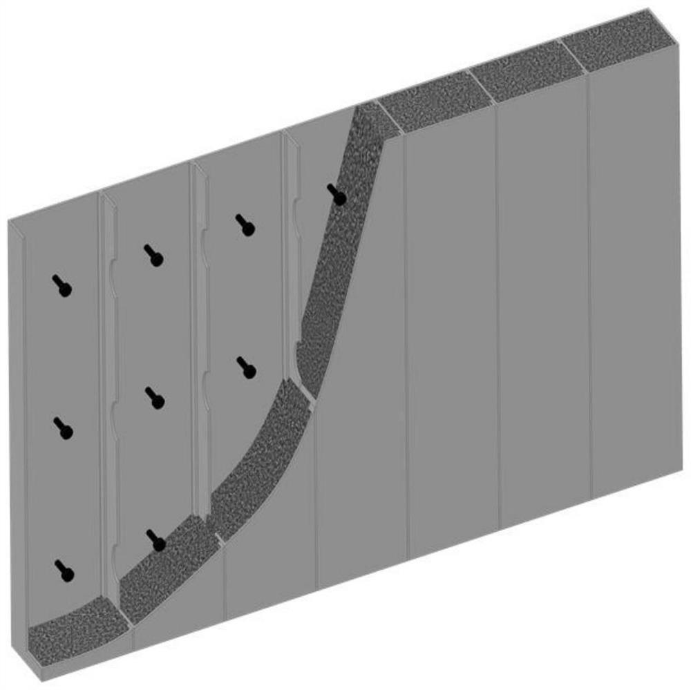 栓肋混合拉结钢板混凝土组合剪力墙及施工方法