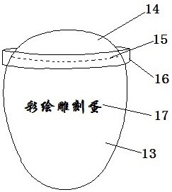 将蛋体内容物取出处理后再回填蒸煮封口的方法