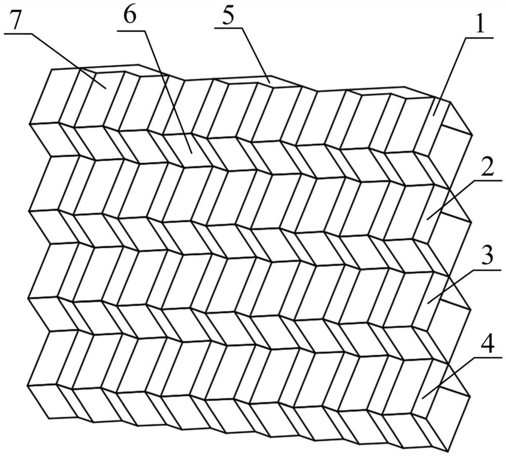 一种具有变刚度特性的堆叠式折纸结构
