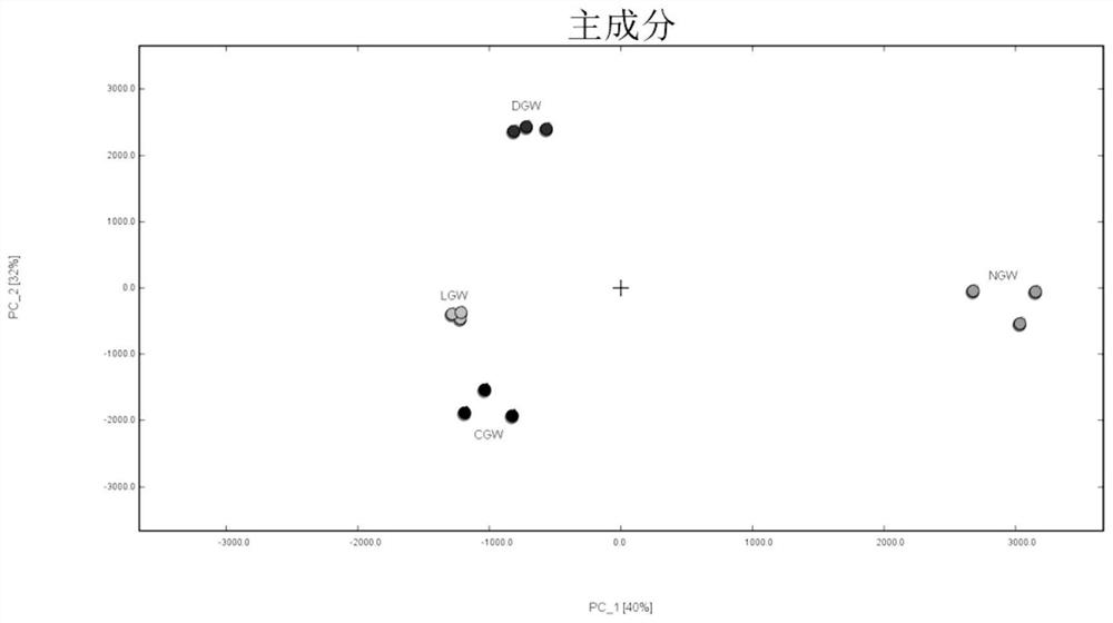 一种基于气相离子迁移谱分析银杏米酒挥发性成分的方法