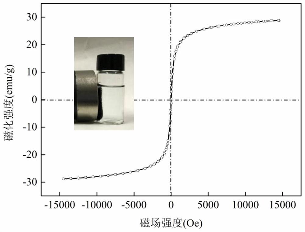 一种用于水中有机阳离子染料吸附的磁性碳纳米管及其制备方法