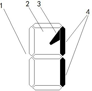 一种用于数字信息显示的数码管