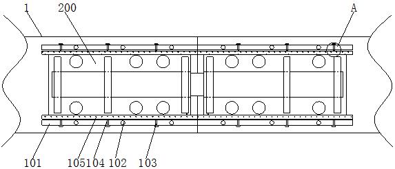 浮置板轨道组合式剪力铰装置