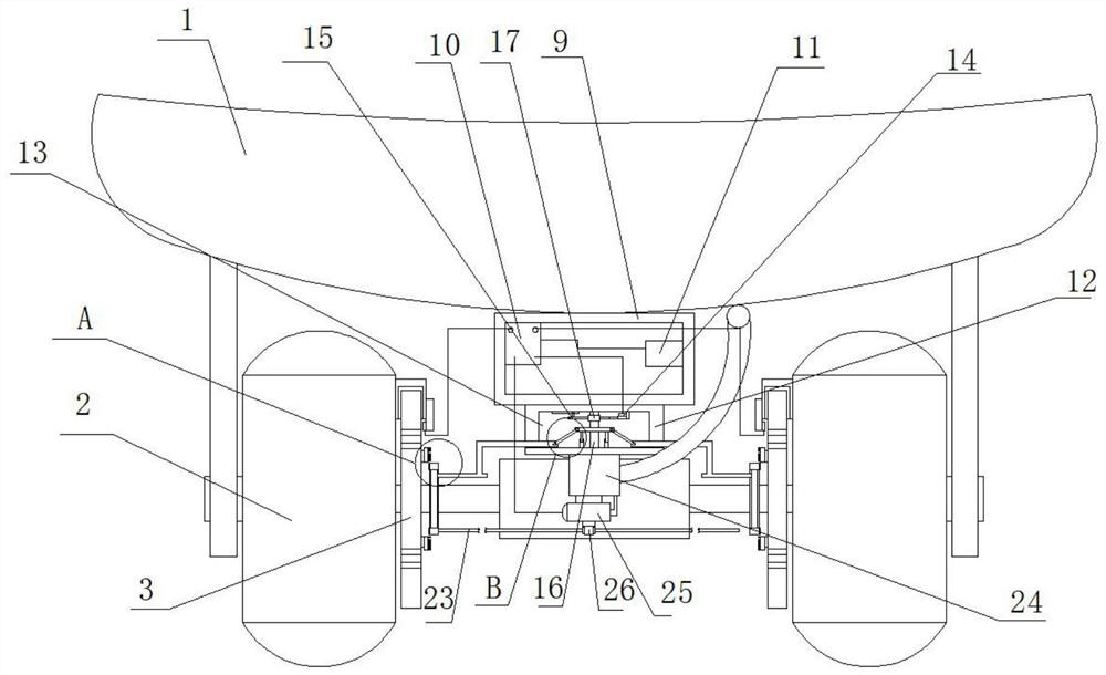 一种汽车刹车盘紧急降温系统及其紧急降温方法