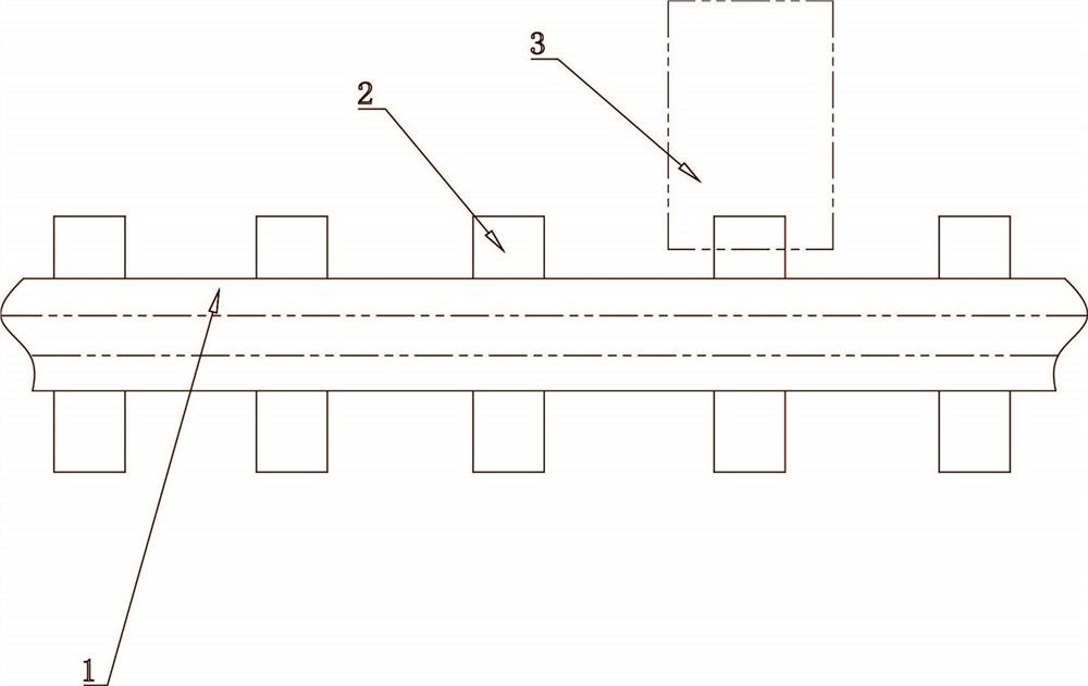 一种波形护栏附着式施工标志构件的夹紧结构