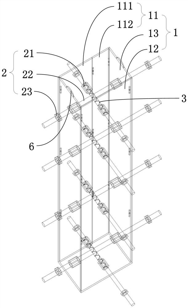 一种可周转的工具式内嵌铝模板整体拆除装置及拆除方法