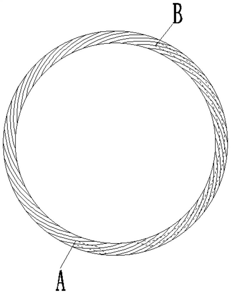 一种钢丝绳编制无应力的无结圈索环及其编制方法