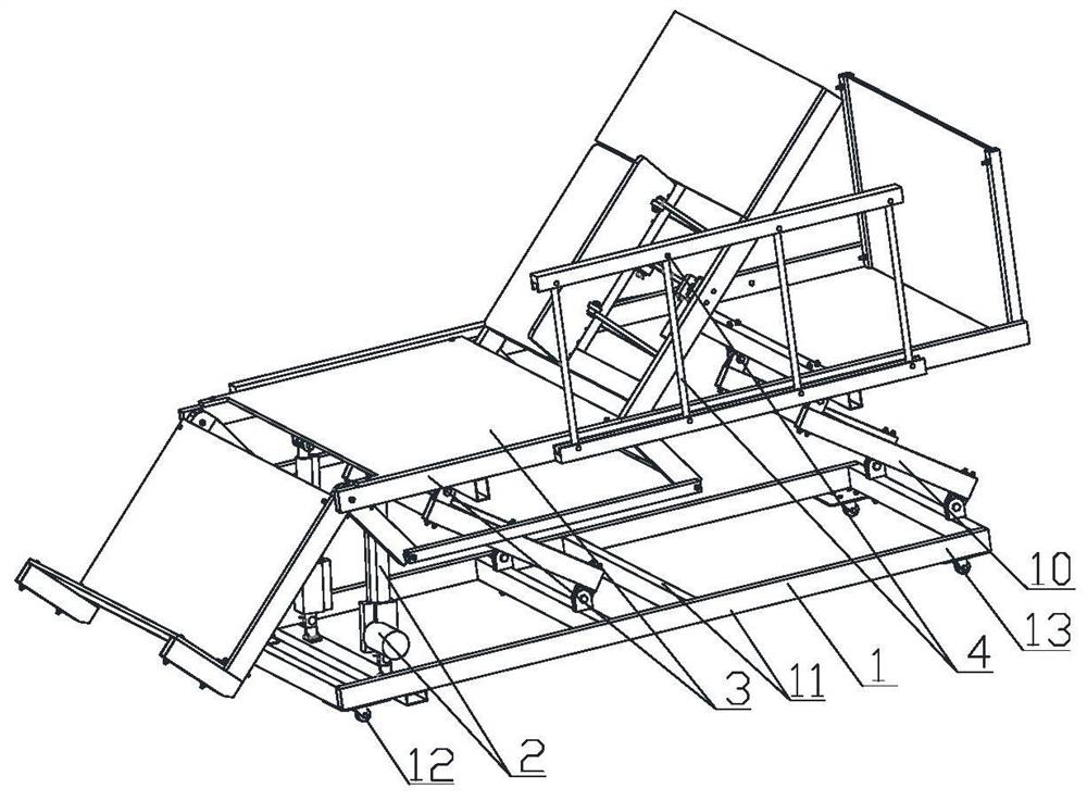 一种基于新型机械结构助老电动床