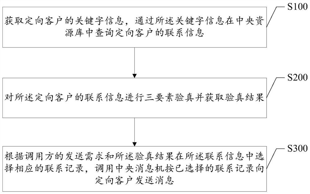 一种定向消息发送方法、系统及存储介质