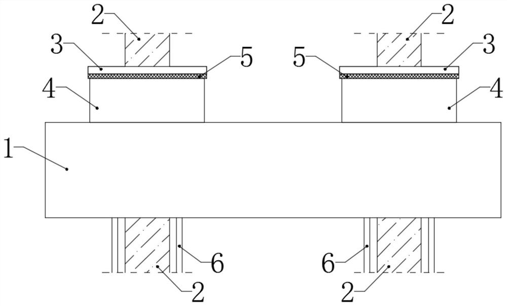 一种改善桁式钢管混凝土拱桥拱脚锚固性能结构
