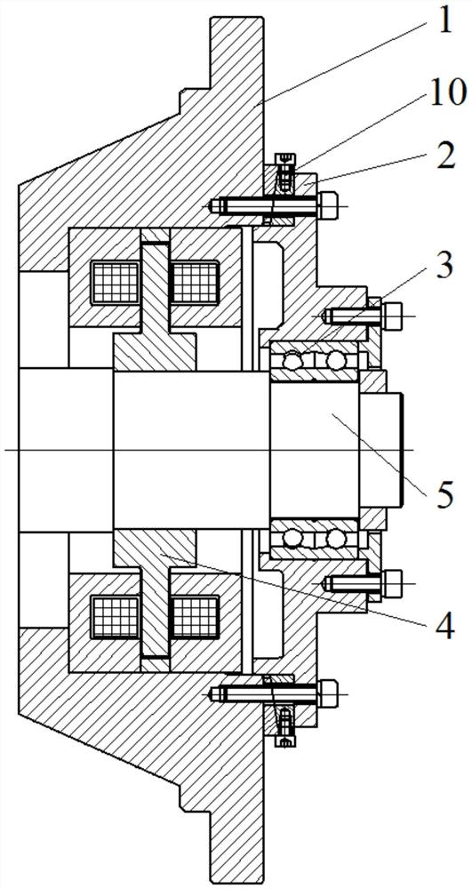 一种电机、间隙调整装置及间隙调整方法