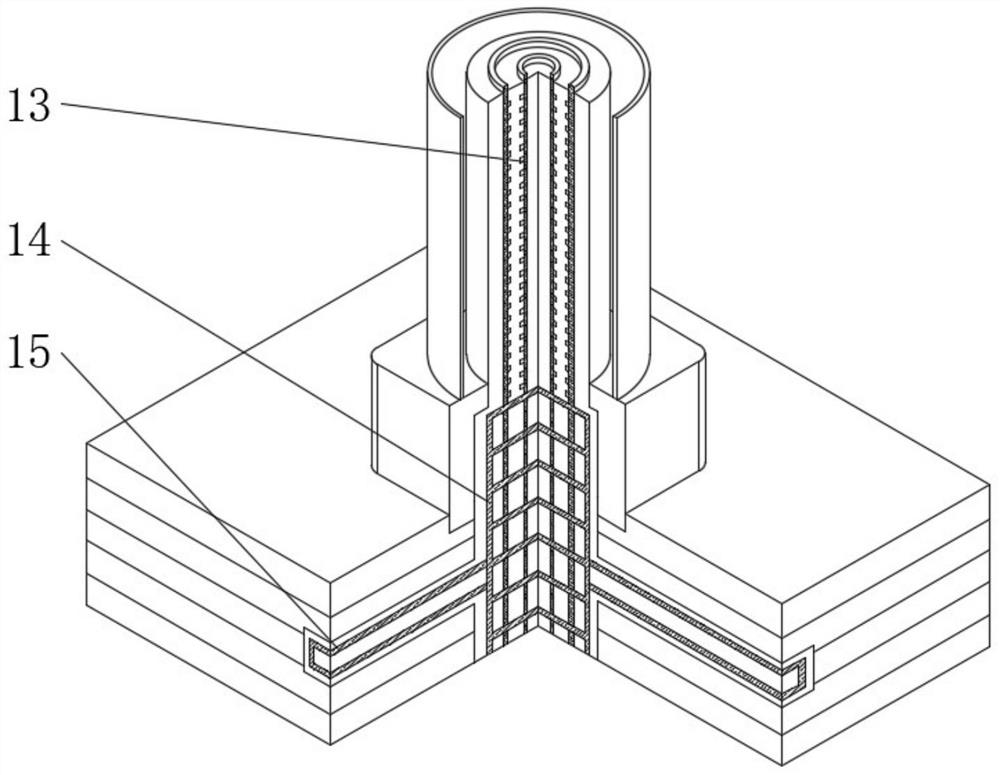 一种建筑施工地基防老化加固结构