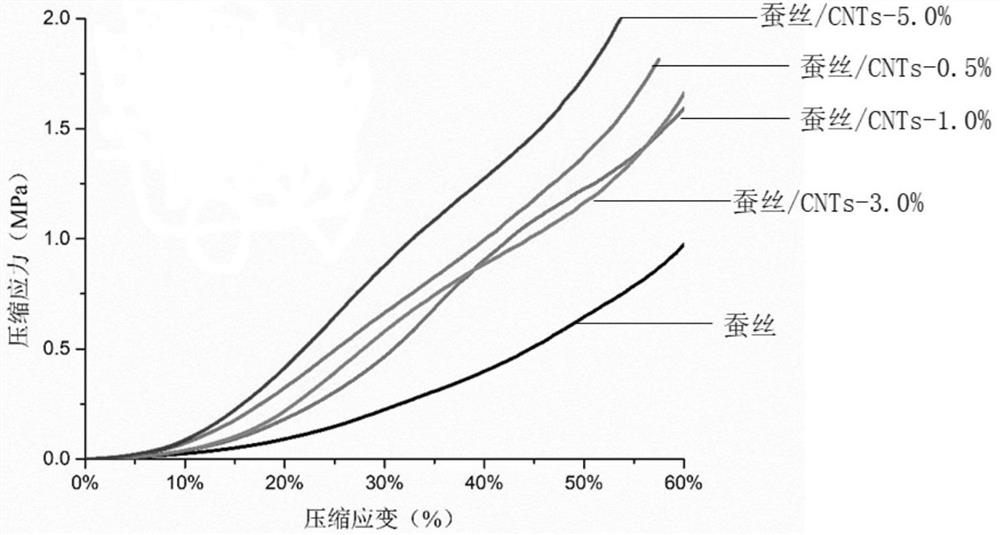 具有定向贯通孔道的蚕丝-碳纳米管复合材料及制备方法