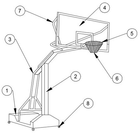 一种篮球架
