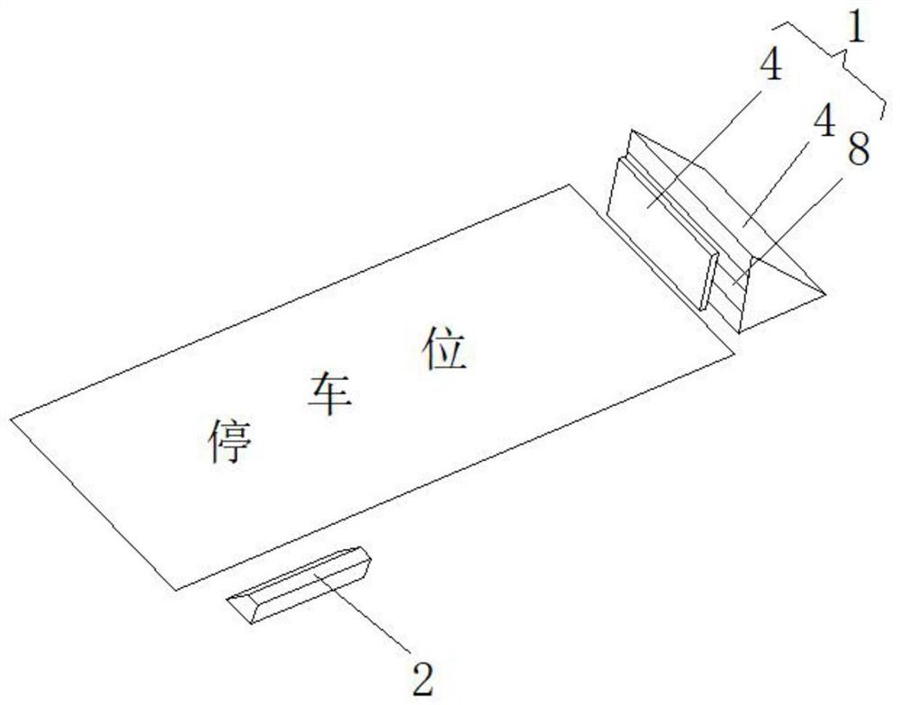 一种地下停车库停车防撞辅助装置