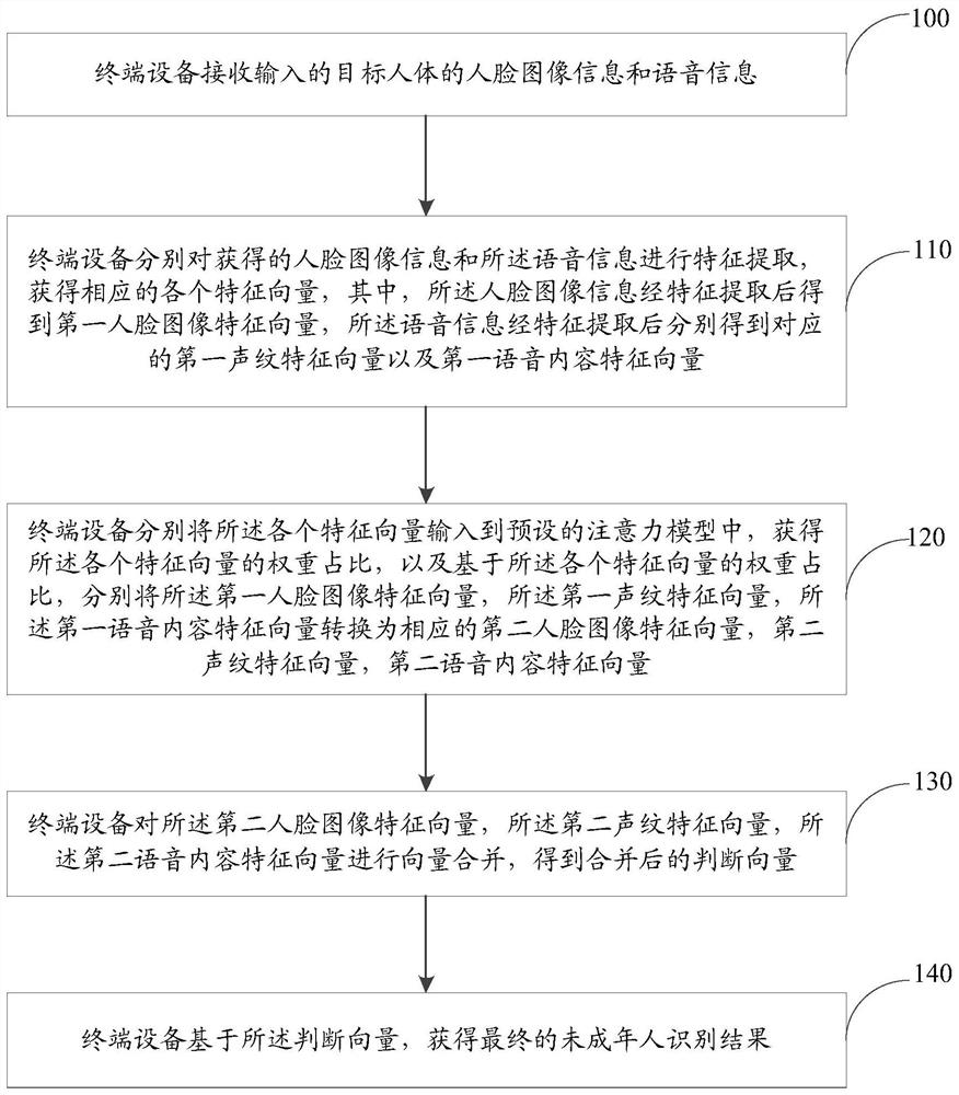 一种基于人体特征的未成年人识别的方法及装置