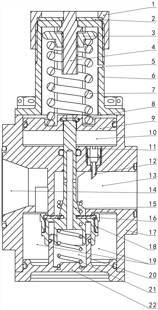 小体积大流量的机载氧气系统减压器