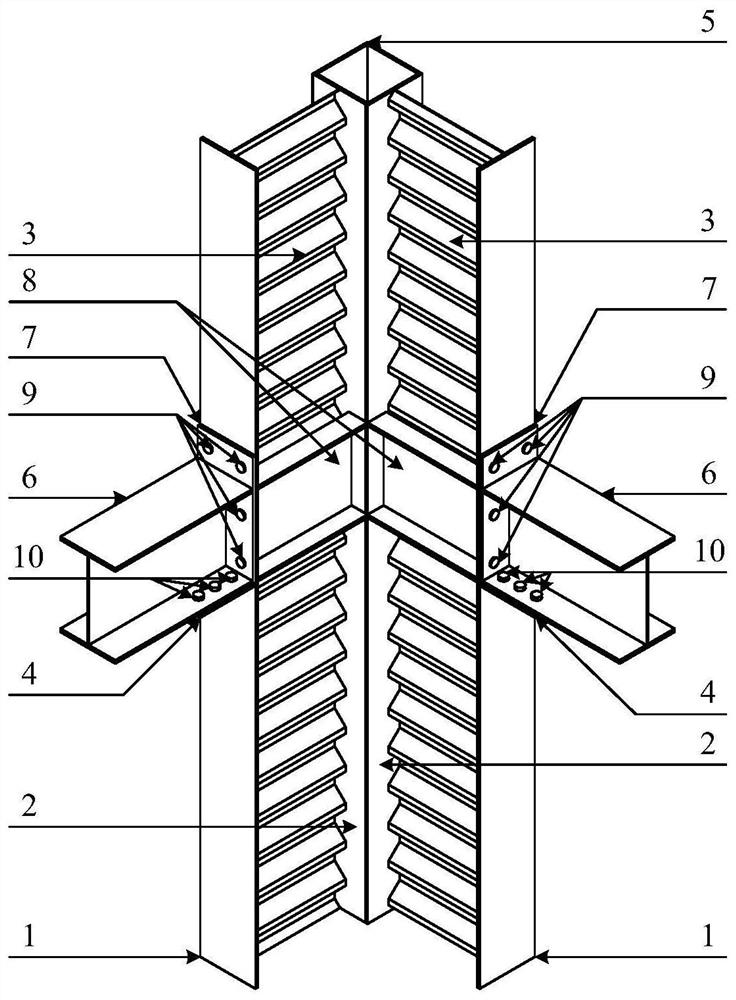 一种L形异形柱-梁装配式连接节点