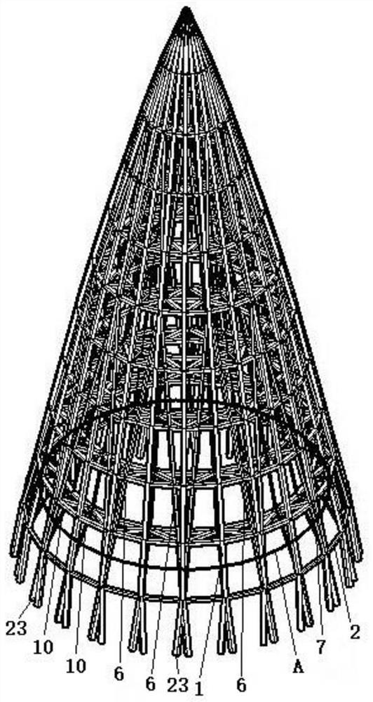 一种锥形建筑结构及其施工方法